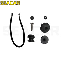 Black Nylon Shock Cord with Fasteners for Boat Covers