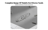 Sturdy Duty Fold Hinge Saltwater-Resistant Grade Stainless Steel Hinge Rustproof Mirror Polished Finish for Boat Owners
