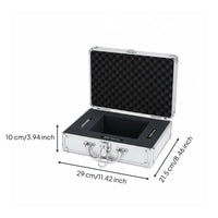 Aluminum Hard Case with Foam Shockproof Hard Shell Toolbox Reinforced Corners