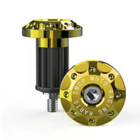 CNC-Machined Handlebar Plugs with Expansion Bolts Aluminum Alloy Handlebar End Plugs Long-Lasting Bar End Plug Easy to Install