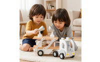 Wooden Toy Truck Hands-on Aviation Transport Truck Educational for Young Children, Playroom