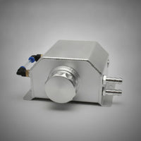 Oil Catch Can Mounting Flanges Rectangular Oil Catch Can Threaded Screw Cap Breather Tank