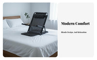 Foldable Bed Recliner No Assembly Required Adjustable Backrest Floor Seat