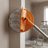 Semicircular Sanding Frame Ribbed Inside-Corner Sander Metal Handle