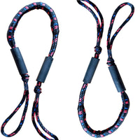 Elastic Dock Line for Boats, Wakeboards, Surfboards, and Inflatable Boats
