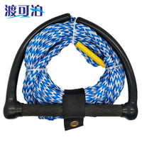 水上运动专用手把滑水绳尾波板搭配用中空绳汽摩艇用划水绳拉绳