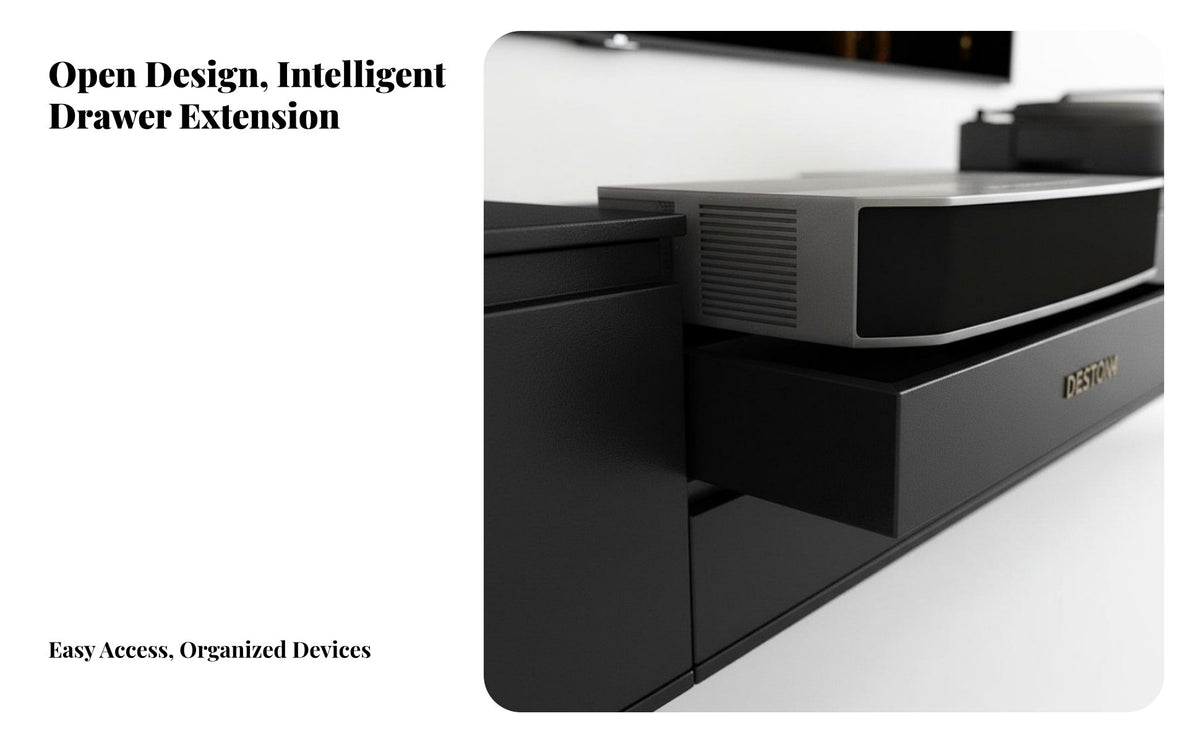 Retractable TV Cabinet Automatic Retraction Automated Display Screen Stand Modern Minimalist Intelligent Design TV Cabinet