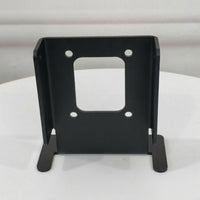2 Pieces Post Base Bracket Matte Black Post Base with Socket Bolt-on for DIYers