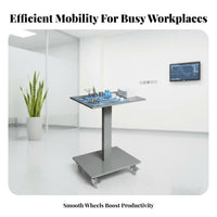 Mobile Cosmetic Trolley With Wheels Salon Rolling Cart Salon Tray Cart Braking Casters Mobile Instrument Table Sturdy And