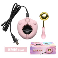 Dual-Outlet Cat Paw Wax Melter with Low Voltage Heating for Sealing Wax, US Plug
