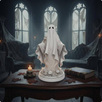 Halloween Ghost Figurine Tabletop Display Spooky Resin Ghost Decor