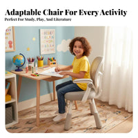 Adjustable Student Armchair Support Study Chair Ergonomic Design for Boys