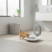 Cat Toilet Training System Easy to Clean Cat Toilet Training Kit Long-Lasting