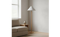 Floor Lamp Shade Wabi Sabi Design White Lampshade Eye-Friendly for Guest House