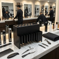 Hair Salon Tool Organizer with Slots Salon Organizer Rigid for Barbershop
