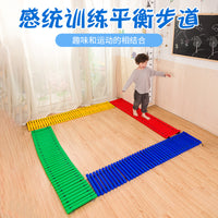Sensory Integration Training Equipment for Kids, Tactile Balance Walking Path, Plastic, 2023