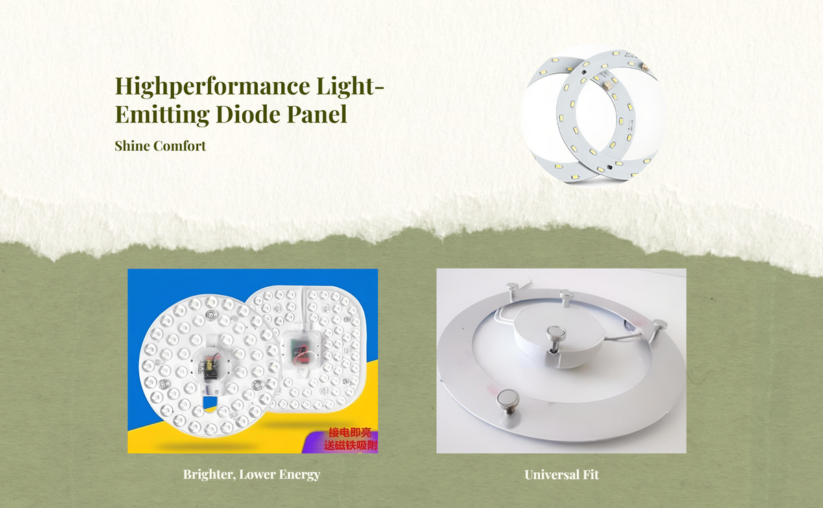 Dimmable thin LED ceiling panel