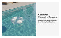 Transparent Inflatable Swim Float | Lightweight and Portable Design, Inflatable Pool Tube, for Beach