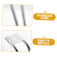 Modern Minimalist Footrest for Salon Chairs, Metal, for Commercial Use