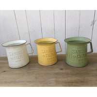 Iron Water Cup Flower Pot for Balcony and Terrace