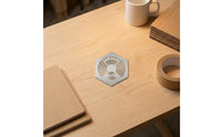 Hexagonal Ruler Metal Ruler with Circle Slots Sturdy Drafting Stencil for Designers, Students
