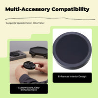 Motorcycle Instrument Bracket, Speedometer Relocation Mount, Vibration-Resistant Support, Compatible with SR400-3