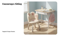 Splitrear support Student Chair Space-Saving children's Furniture Breathable Fabric