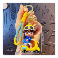 Electric Car Keychain, sturdy Metal decoration, Multi-Functional Backpack Accessory, Gift for Boys and Girls