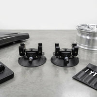Vacuum Mount Rack Metal Clamp Suction Cup Rack Cylindrical Handle