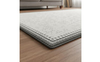 Wash-Non-Shedding Waterproof Living Room Carpet Wipeable Wipe-Clean Floor Mat Long-Lasting Modern Abstract Rug High Traffic Suitable for Bedroom, Bedside