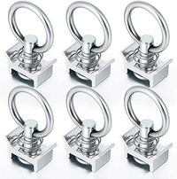 Stainless Steel Speaker Hanging Ring with Yellow and White Buckles for Rigging and Lighting
