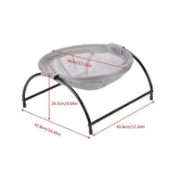 Breathable Mesh Feline Bed Comfortable Mesh Feline Sling Steel Frame