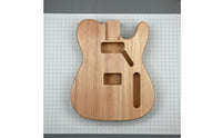 Traditional Unfinished electric Guitar Body Lightweight Hardwood Wood Guitar Body for Luthiers