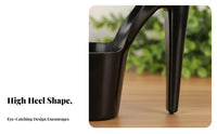 Unique Shape High Heel Flower Pot Stylish Decor Shoe Shaped Planter Decorative Accent Sleek Heel Shaped Planter Creative Gift for Fashion Lovers, Desktop