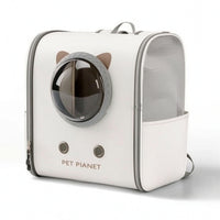 Pet Carrier Backpack Rigid-Shelled Cat Backpack Transparent Covered Pet Bag for Outdoor