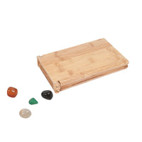 Traditional Wooden Mancala Game Foldable Mancala Board Game Folding Portable for Families, Kids, Classrooms, Travel