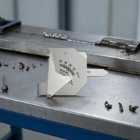 High Precision Weld Inspection Ruler Multi-Functional Undercut Depth Gauge Engraved Scale for Welders, Metal Fabrication, Shipbuilding
