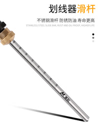 欧式划线器微调木工划规墨斗自动画线器专用工具划线尺平行单双轴