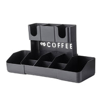 Coffee Station Organizer Extendable Shelf Easy Access for Break Room, Baristas