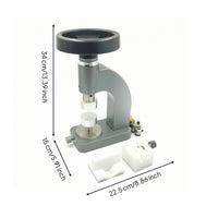Watch Repair Press All in One Case Opener Case Press Band Removal Tool with Sturdy Metal Frame Multiple Plastic Dies Practical Use Suitable for Workbench Home Watch Shops
