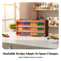 Easy Visibility Wall Mount Organizer Parts Drawer Cabinet Removable Divider