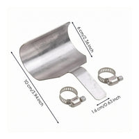 Metalworking Torch Guard Ember-Deflecting Protection Stainless Steel Guard
