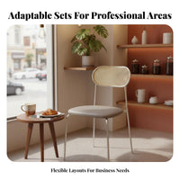 sleek Folding Chair Foldable Design Slim Collapsible Chair With Backrest Space-Saving for Students, Adults, Study, Dining Room