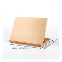 Beech Wood Desktop Easel Tilting Desktop Drawing Board Wooden for Beginners