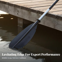 Double-Bladed Kayak Paddle Reinforced Portable Kayak Paddle Split Shaft Boat Oar Buoyant Design Aquatic Activities Equipment