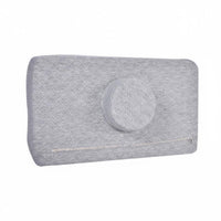 Anti-Collapse Beauty Bed Pillow Universal Rectangular Pillow with Neck Roll Ergonomic Design for Spa Professionals