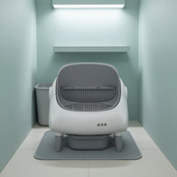 Electric Automatic Cat Litter Box Hooded Self-Cleaning Cat Litter Box Open-Front Pet Supply Handseffortless for Cats, Apartments, Home