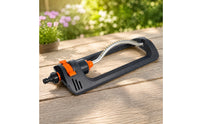Oscillating Lawn Sprinkler Stable Sprinkler with 19 Holes Clog-Resistant