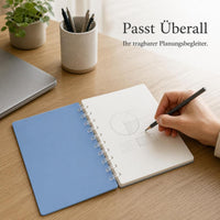 Gradient Loose-Leaf Notebook with Detachable Coil, A5/B5 Student Journal