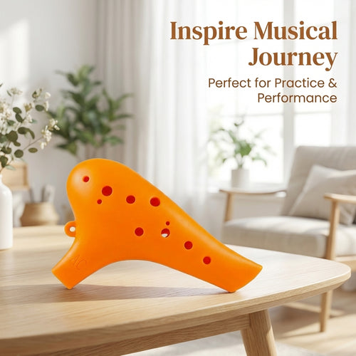 12 Hole Alto Ocarina Clear Sound, Drop Resistant Resin Musical Instrument Gift Adults, Ocarina for L - Image 2